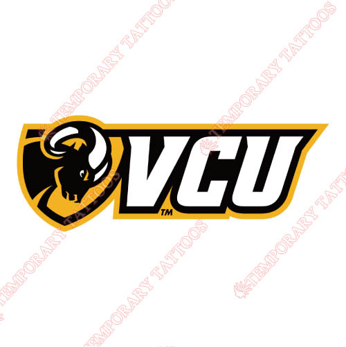 Virginia Commonwealth Rams Customize Temporary Tattoos Stickers NO.6844